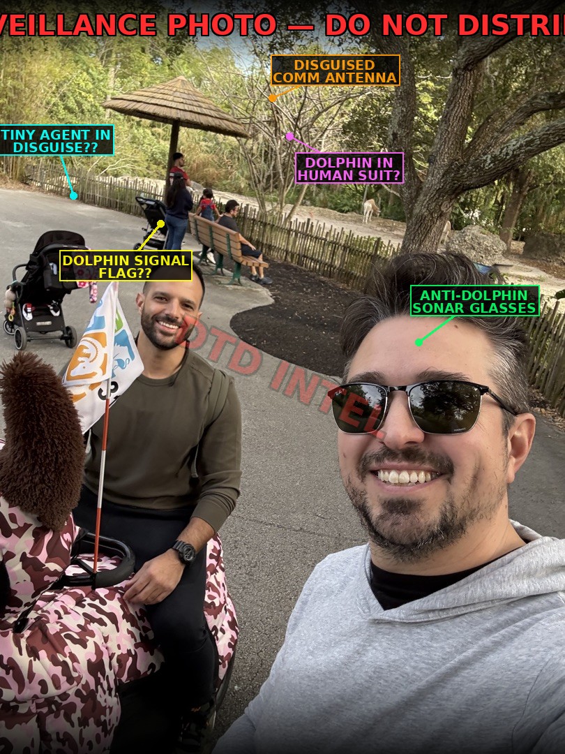 DTD agents conducting surveillance at the zoo